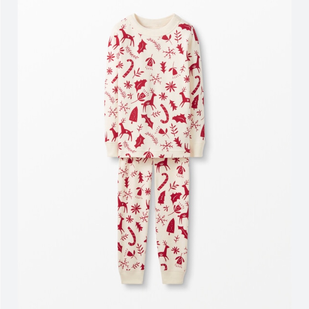 Hanna Andersson Scandi Deer pajamas, 3T
